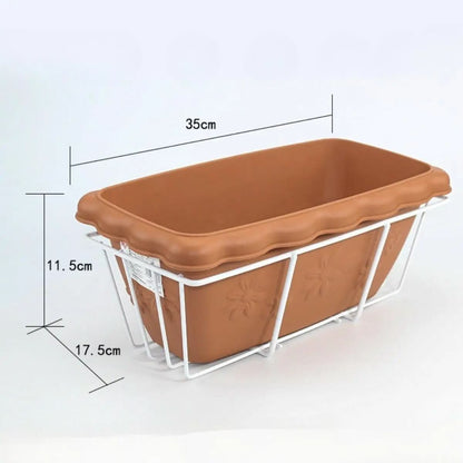 PORCHBLOOM – Hanging Balcony Railing Planter