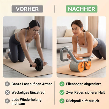 Ab Roller Core Strength Free Knee Pad