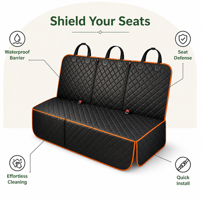 Ortekor Quilted Hammock Waterproof & Dirt-Proof Car Seat Cover