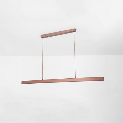 Linear LED Pendant Light Metal Frame Acrylic Diffuser Contemporary Dining Room Kitchen Island Ceiling Fixture Dimmable Modern Hanging Lamp