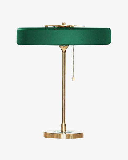 Adjustable Desk Light with Counterweight 10W LED Brass Finish Midcentury Modern Pull Chain Switch for Nightstand Office Home