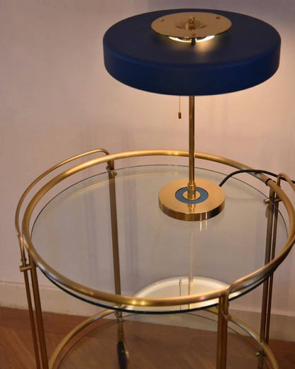 Adjustable Desk Light with Counterweight 10W LED Brass Finish Midcentury Modern Pull Chain Switch for Nightstand Office Home