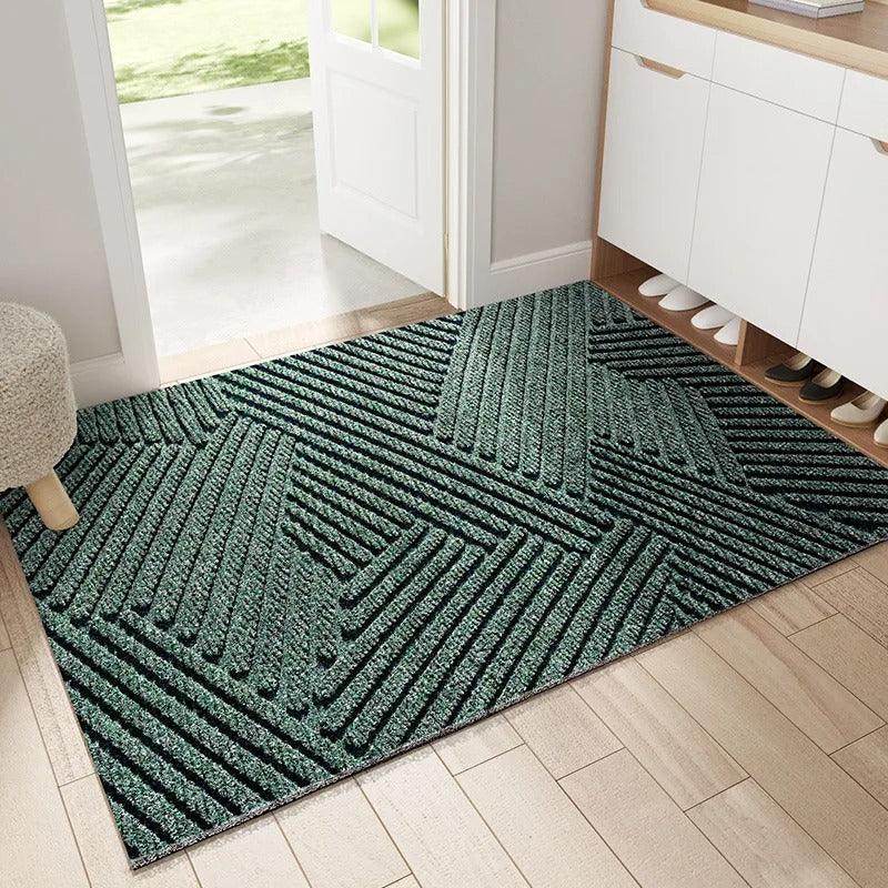 Felpudo Ortekor Nordic | Alfombrilla antideslizante para puerta de entrada con atrapasuciedad | Elegante protección exterior para entradas limpias