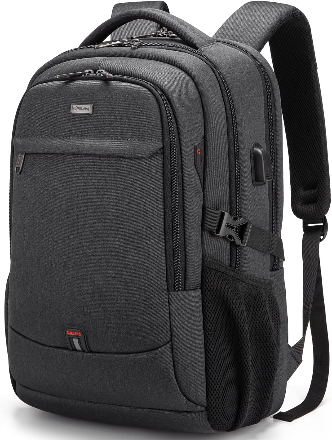 Travel Backpack with USB Charging Port for Laptops up to 17 Inches | Water-Resistant Daypack with Anti-Theft Pocket for Business Work School