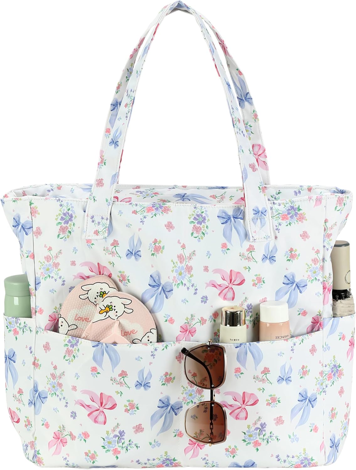Bolso de playa extragrande con compartimento impermeable, bolso de playa resistente al agua para piscina y natación, bolso tipo tote para viajes