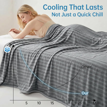 Chill Comfort | Manta refrescante para personas calurosas con tecnología Arc-Chill | Manta ligera y transpirable de verano para viajes y uso al aire libre