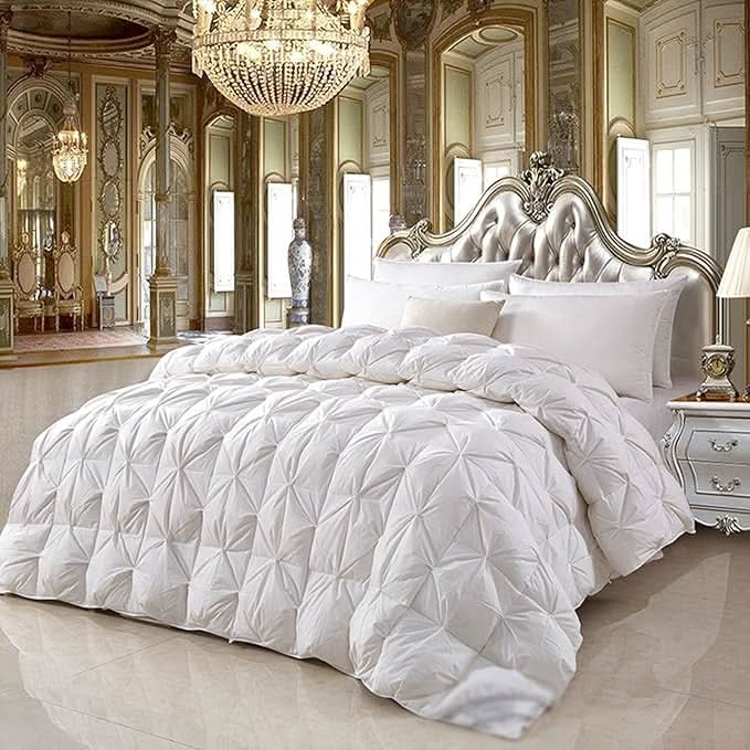 Luxurious Cotton Duvet | Breathable Fabric for Year-Round Comfort | King Size Duvet Insert