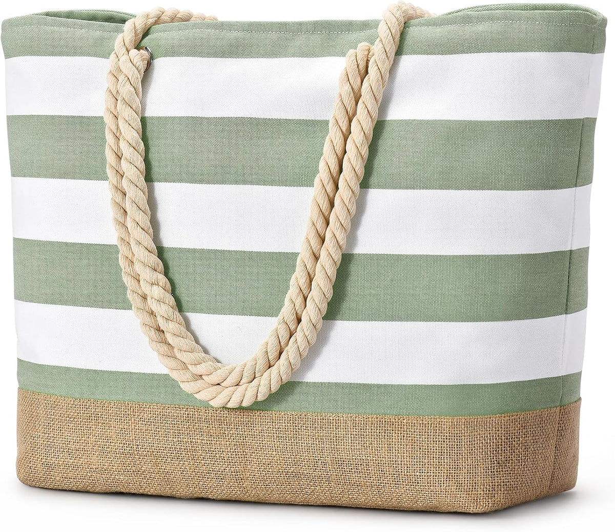 Bolso de playa grande de lona Ortekor con diseño impermeable | Esencial de viaje elegante y resistente a la arena para la diversión del verano