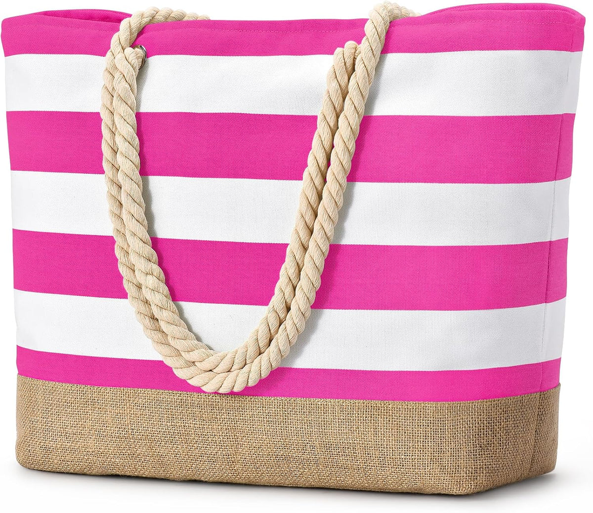 Bolso de playa grande de lona Ortekor con diseño impermeable | Esencial de viaje elegante y resistente a la arena para la diversión del verano