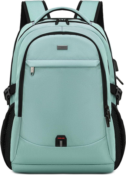 Travel Backpack with USB Charging Port for Laptops up to 17 Inches | Water-Resistant Daypack with Anti-Theft Pocket for Business Work School