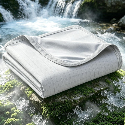 Chill Comfort | Manta refrescante transpirable con diseño de doble cara | Manta ligera para personas calurosas y sudores nocturnos