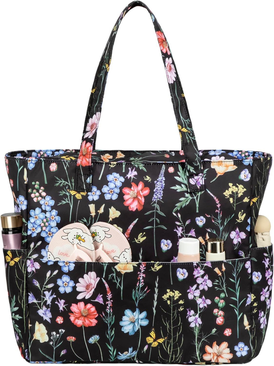 Bolso de playa impermeable Ortekor con compartimento para artículos húmedos | Equipaje de mano extragrande para viajes de fin de semana