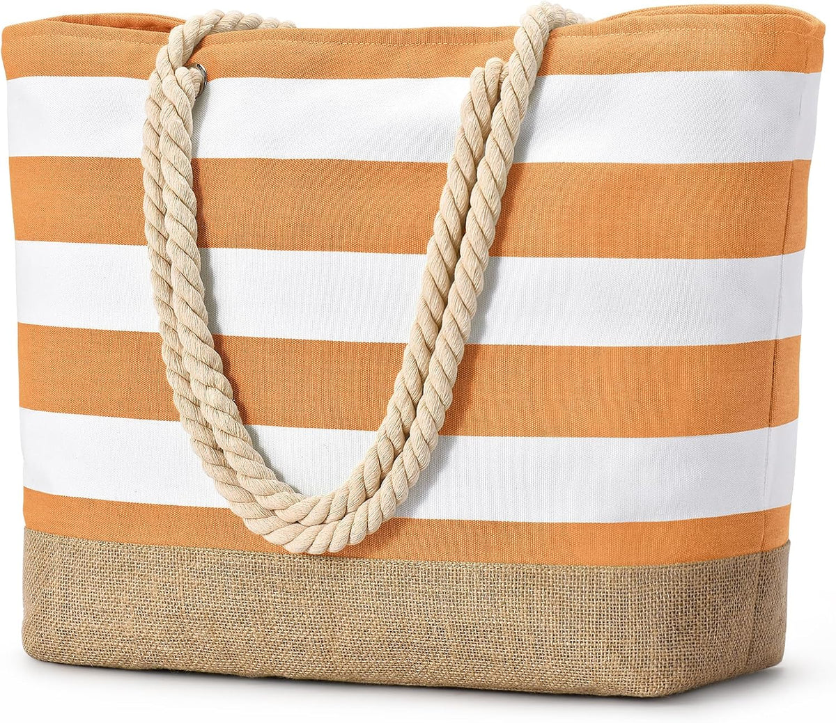 Bolso de playa grande de lona Ortekor con diseño impermeable | Esencial de viaje elegante y resistente a la arena para la diversión del verano