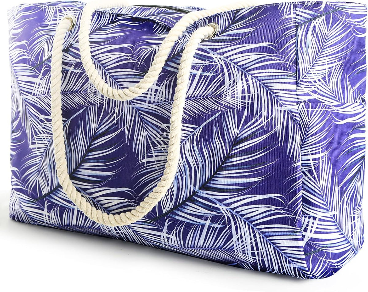 Escapada Costera | Bolso de playa grande e impermeable con diseño a prueba de arena | Tote versátil para aventuras familiares al aire libre