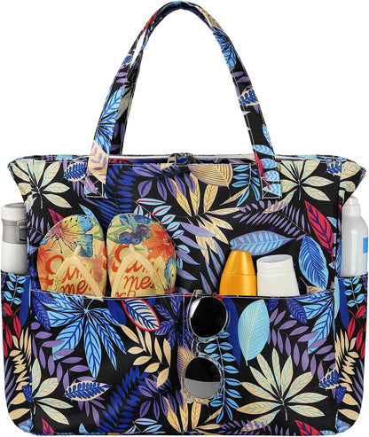 Bolso de playa impermeable Ortekor con cremallera y diseño a prueba de arena | Gran capacidad para viajes y gimnasio