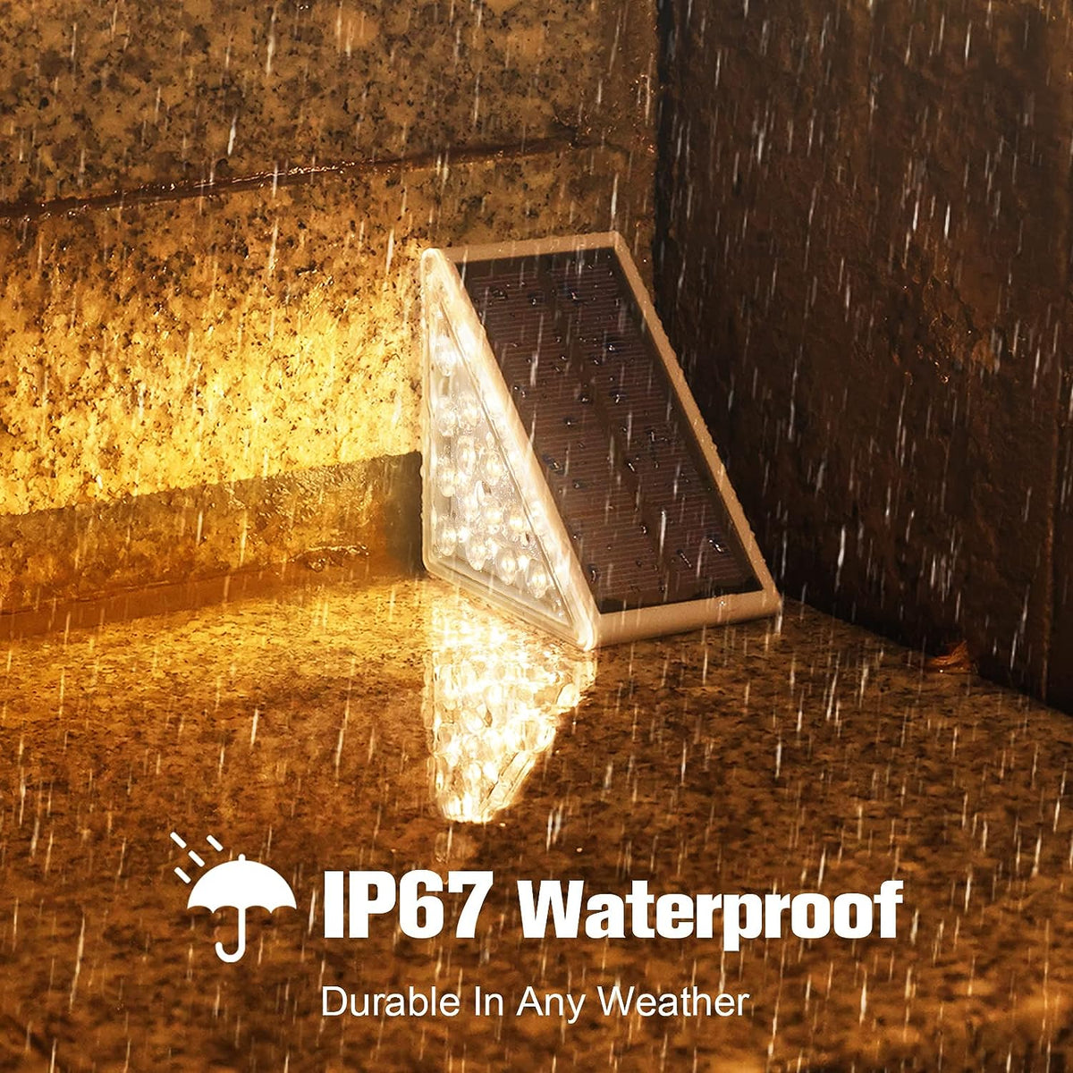 Outdoor Solar Step Lights