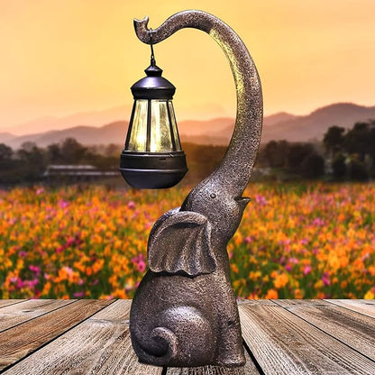 Enchanted Elephant Solar Lamp