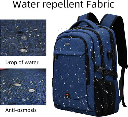 Tech-Ready Laptop Backpack with Charging Port, Anti-Theft Pocket & Multi-Day Compartments for Commute & Travel