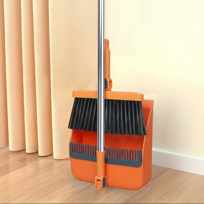 SWEEPVEX – Set de limpieza con escoba de mango largo y recogedor