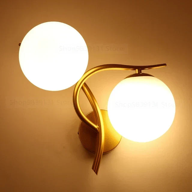 Wall Lamp Scandinavian Iron Integrated LED