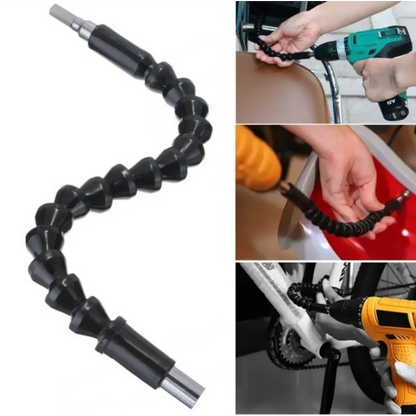 Flexible Drill Bit Extension with Screwdriver Bit Set for Tight Spaces and Awkward Corners
