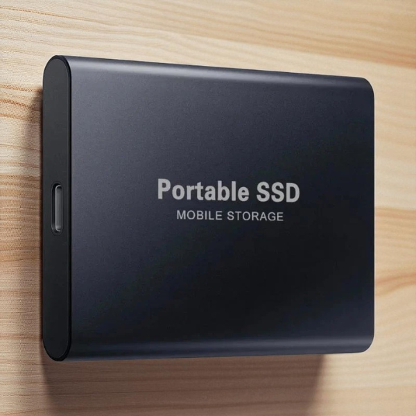 USB Portable SSD 1050 MB/s Read Speed 1 TB Storage Capacity Impact-Resistant Casing for Mac Windows Android Gaming Backup