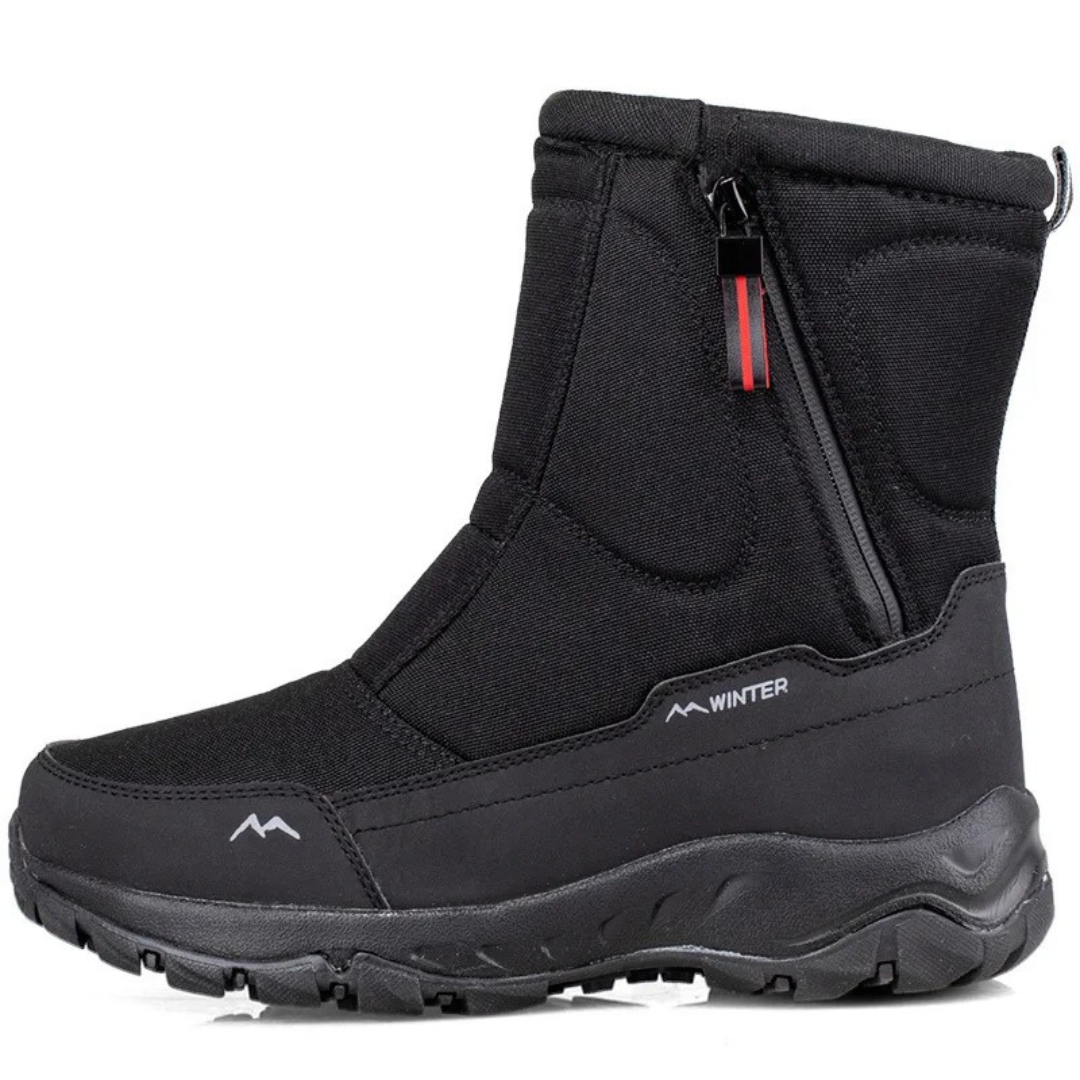Insulated Waterproof Snow Boots for Women – Slip-Resistant Winter Footwear with Plush Lining for Cold Weather