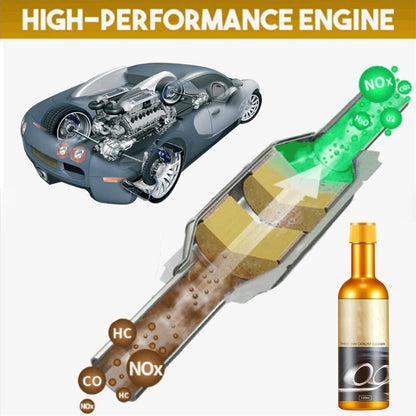 Catalytic Converter Cleaner for Gas & Diesel Engines 4 fl oz Emission Control Solution Fuel System Treatment