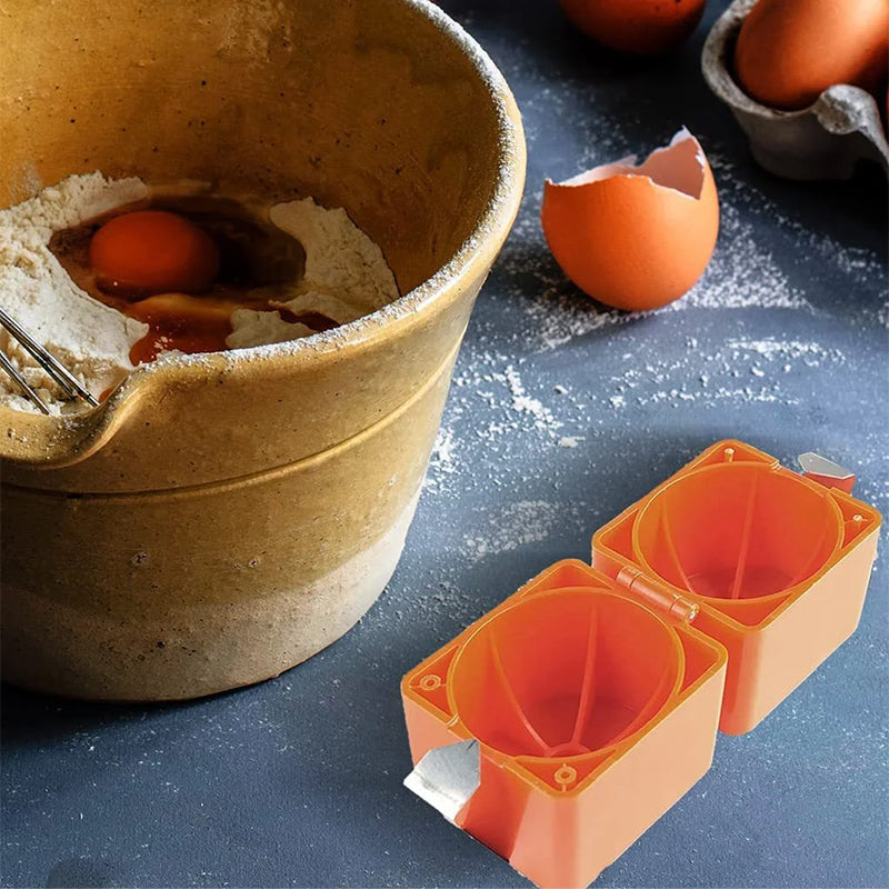 Compact Egg White Yolk Divider Tool with Ergonomic Grip for Baking and Cooking Kitchen Gadget