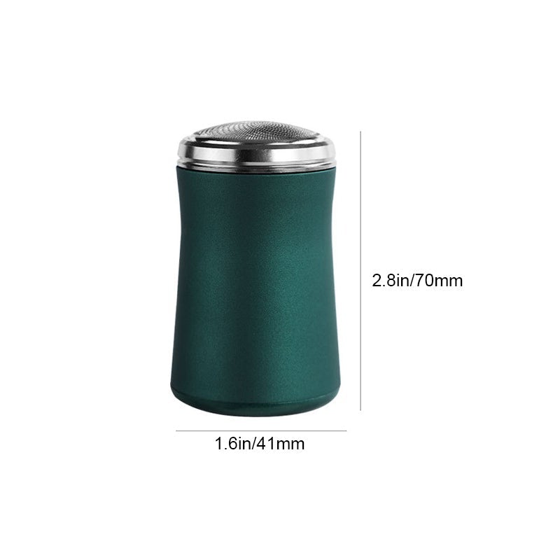 Travel-Size Rechargeable Men's Foil Shaver with USB-C Charging for On-the-Go Grooming