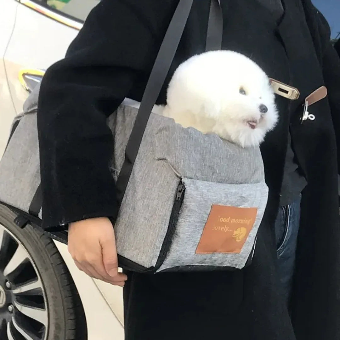 TravelBuddy | Asiento para mascotas con reposabrazos integrados para mayor seguridad y comodidad