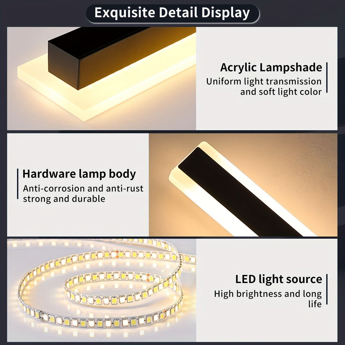 Valtora - Linear Outdoor Wall Strip Light