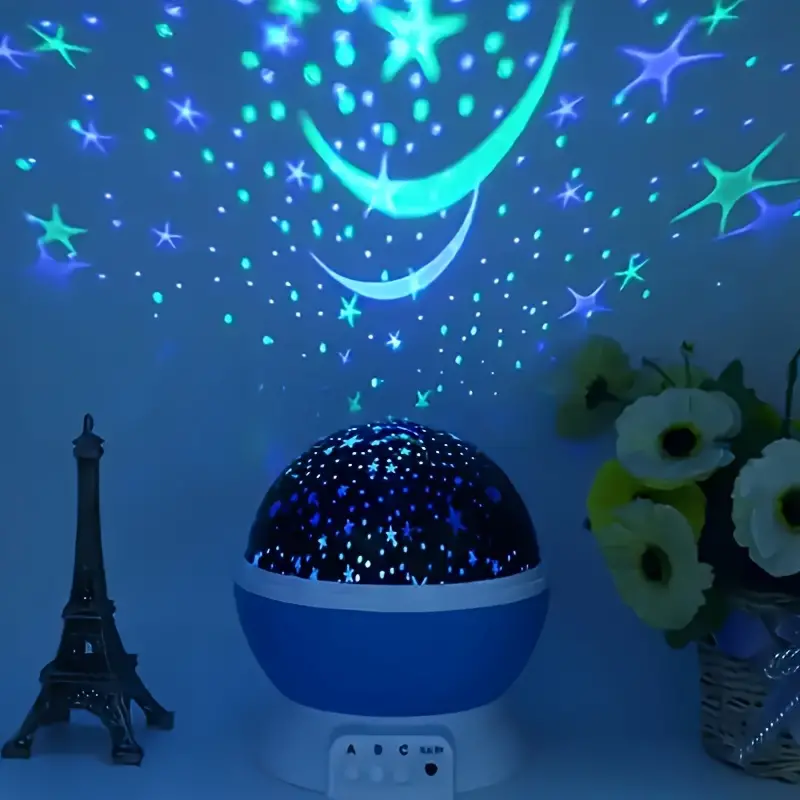 Lámpara Nocturna Relajante Galaxia con Música y Cielo Estrellado