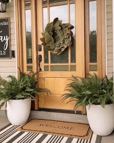 Hanging Faux Fern Plant Set – UV-Proof Outdoor Greenery 18-Piece Waterproof Vine Bundle for Patio Pergola Fence Garden Porch Decor Indoor