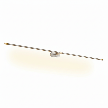 Linear LED Bathroom Vanity Light Fixture 27-50 Inch Metal Wall Sconce for Mirror Black Gold Brushed Nickel Warm Lighting Powder Room Dressin
