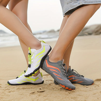 Quick-Dry Water Shoes with Five-Toe Design – Mesh Barefoot Aqua Footwear for Swimming, Hiking & Beach Sports