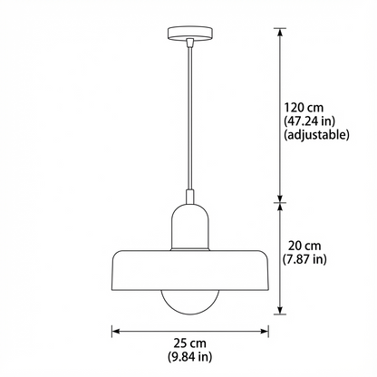 Two-Tone Glass Drop Ceiling Light Fixture for Kitchen Island Dining Room Modern Hanging Lamp