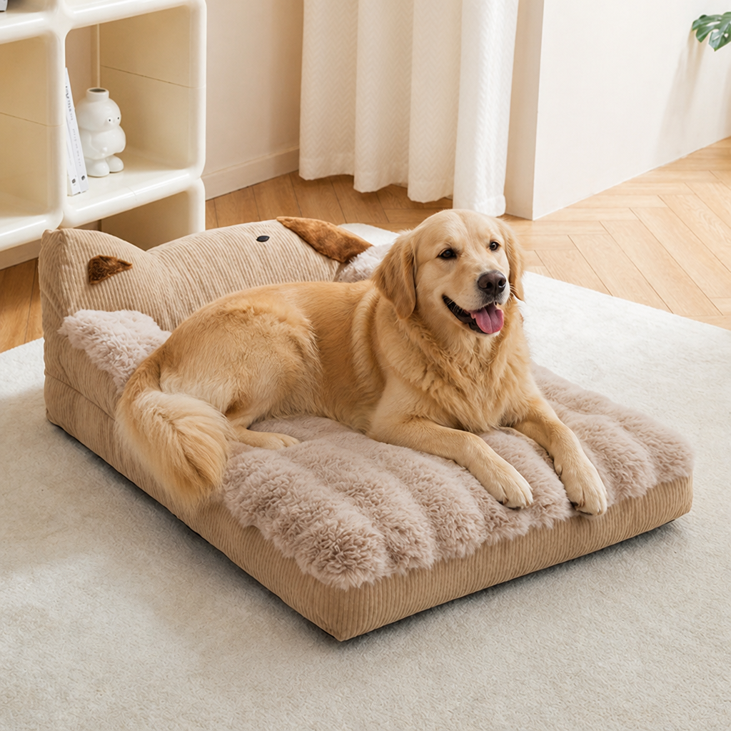 Ortekor Calming Washable & Non-Slip Sofa Bed (Removable Cover)