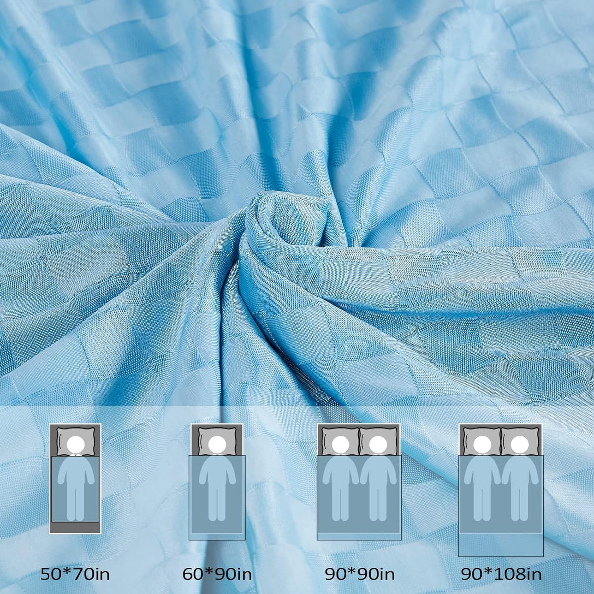 ChillEase | Manta refrescante con tecnología Arc-Chill para quienes pasan calor al dormir | Suave y transpirable para un confort durante todo el año