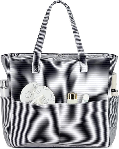 Bolso de playa extragrande con compartimento impermeable, bolso de playa resistente al agua para piscina y natación, bolso tipo tote para viajes