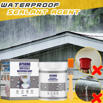 Clear Waterproof Leak Sealant for Roofs, Pipes, Windows & Cracks – Multi-Surface Repair Compound for Indoor & Outdoor Use