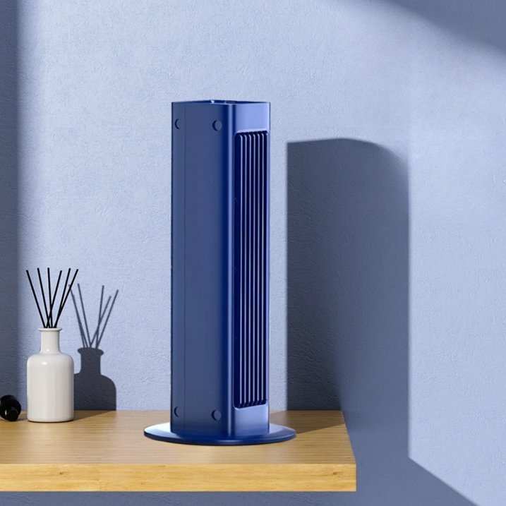 Ventilador recargable sin aspas | Funcionamiento silencioso con control remoto | Enfriamiento seguro para el hogar y la oficina