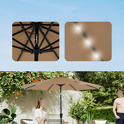 CANOPYGLOW – Luces solares para sombrilla para elegantes veladas al aire libre