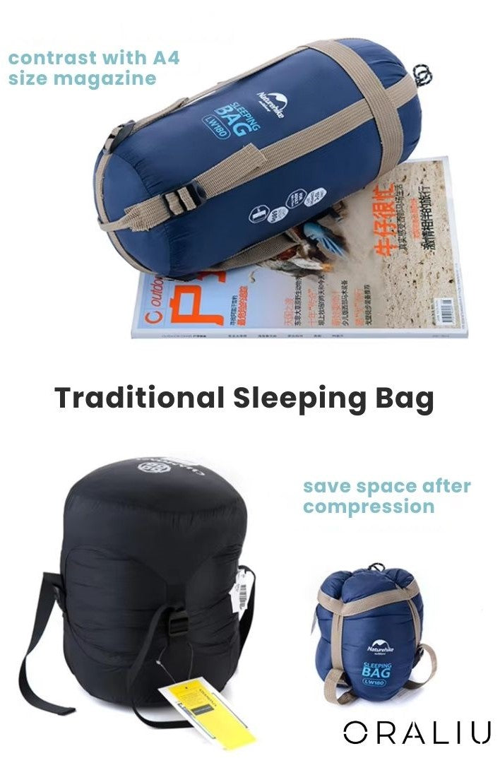 Ortekor | Summer Sleeping Bag with Lightweight Design | Compact for Outdoor Adventures