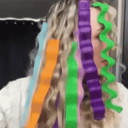 Set de 12 bandas para rizar el cabello sin calor (uso nocturno)