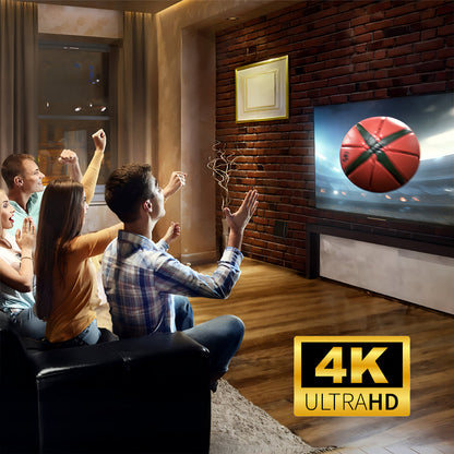4K Digital TV Antenna for Outdoor Use – Long-Range UHF VHF Signal Reception with 360° Rotation & Remote Control