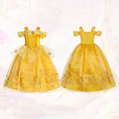 Set de disfraz de princesa encantadora para niñas con accesorios | Perfecto para celebraciones mágicas