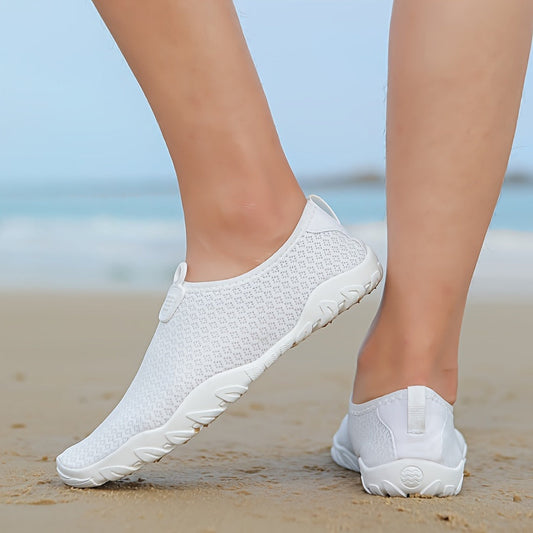 Zapatos de agua de secado rápido para mujer para natación y playa: malla transpirable, suela de goma antideslizante para piscina, surf, kayak, yoga y ejercicios de gimnasio