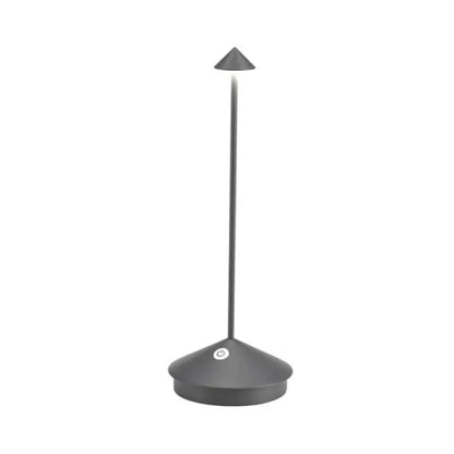 Rechargeable LED Accent Light Aluminum 12 in Tall 185 Lumen Cordless Dimmable 2700K for Patio Bedroom Dining Room Restaurant Nightstand