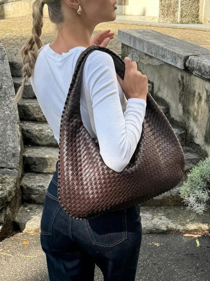 Women's Vegan Leather Tote Bag – Spacious Shoulder Handbag with Dual Straps for Work, Travel & Everyday